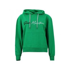 Damska bluza bawełniana Peak Mountain French Terry. Zielone bluzy damskie Peak Mountain, s, bez wzorów, z bawełny, bez ramiączek. W wyprzedaży za 214.00 zł.