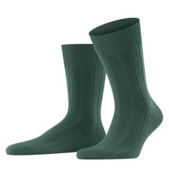 Skarpety Falke Lhasa. Szare skarpety męskie Falke, bez wzorów, z kaszmiru. Za 142.50 zł.