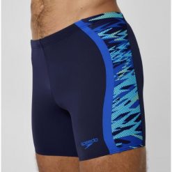 Spodenki kąpielowe Speedo Hyperboom Splice Navy - Mid jammers. Niebieskie kąpielówki męskie Speedo, m, bez wzorów. Za 199.99 zł.