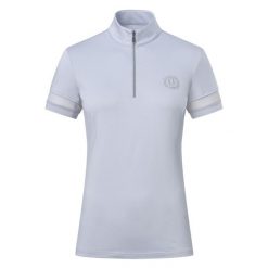 Imperial Riding Tech Top Gina - Crystal. Szare topy damskie IMPERIAL RIDING, bez wzorów, sportowe, bez kołnierzyka, bez ramiączek. Za 242.50 zł.