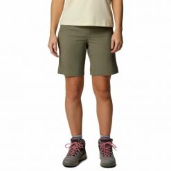 Spodenki szorty damskie Columbia Leslie Falls Long Short II. Zielone szorty damskie Columbia, bez wzorów, sportowe. Za 184.99 zł.