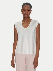 Rinascimento Bluzka CFC0122604003 Écru Regular Fit. Bluzki damskie Rinascimento, xl, bez wzorów, z syntetyku, bez kołnierzyka, bez ramiączek. Za 129.99 zł.