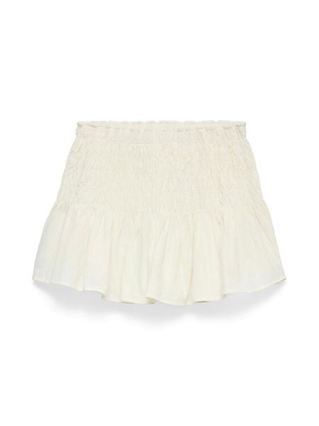 Vero Moda Spódnica mini Sofia 10350924 Biały Regular Fit. Białe spódnice damskie Vero Moda, xl, bez wzorów, z bawełny, mini. Za 103.99 zł.
