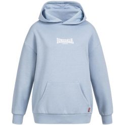 Bluza damska z kapturem Lonsdale Kilmote. Białe bluzy damskie Lonsdale, l, bez wzorów, z bawełny, bez ramiączek, z kapturem. Za 284.00 zł.