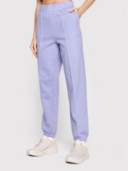 Sprandi Spodnie dresowe SP22-SPD561 Fioletowy Regular Fit. Fioletowe spodnie dresowe damskie Sprandi, bez wzorów, z bawełny. Za 199.99 zł.