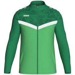 Poliestrowa bluza dresowa Jako Iconic. Zielone bluzy damskie Jako, s, bez wzorów, z dresówki, sportowe, bez ramiączek, z kapturem. Za 174.48 zł.