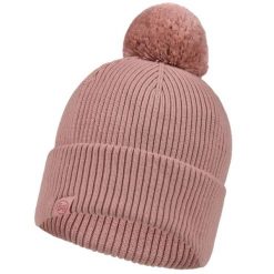 Czapka damska Buff Tim Merino Hat Beanie. Czerwone czapki damskie Buff, bez wzorów, z materiału, sportowe. Za 196.30 zł.