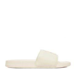 Klapki Beverly Hills Polo Club. Brązowe klapki damskie Beverly Hills Polo Club, bez wzorów, bez obcasa, bez zapięcia. Za 109.99 zł.