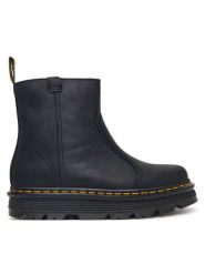 Dr. Martens Botki Zebzag Rigger Black Wyoming DM42662001 Czarny. Czarne botki damskie Dr. Martens, bez wzorów, ze skóry, bez obcasa, na płaskiej podeszwie, bez zapięcia. Za 849.99 zł.