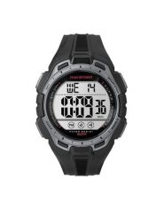 Timex Zegarek Marathon TW5K94600 Czarny. Czarne, cyfrowe zegarki męskie Timex, bez wzorów. Za 149.99 zł.