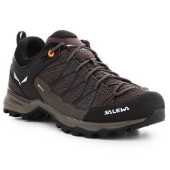 Buty trekkingowe Salewa Mtn Trainer Lite Gtx 61361-7512 brązowe. Brązowe trekkingi męskie na zimę, z gore-texu, bez zapięcia. Za 962.69 zł.