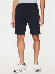 Calvin Klein Szorty materiałowe Modern Twill K10K114067 Granatowy Regular Fit. Niebieskie szorty męskie Calvin Klein, bez wzorów, z bawełny. Za 279.99 zł.