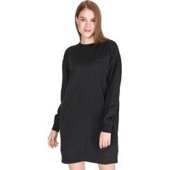 DKNY Sukienka Czarny. Czarne sukienki damskie DKNY, s, bez wzorów, z bawełny, sportowe, bez kołnierzyka, bez ramiączek, sportowe. Za 433.95 zł.