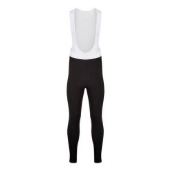 Damskie długie spodnie kolarskie z szelkami Essential – Czarne. Czarne spodnie sportowe damskie KEADA SPORTS, bez wzorów, sportowe, długie, rowerowe. Za 332.00 zł.