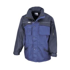 Parka z podszewką polarową Result. Niebieskie parki męskie RESULT, na zimę, m, bez wzorów, z polaru, bez kołnierzyka, bez kaptura. Za 350.50 zł.