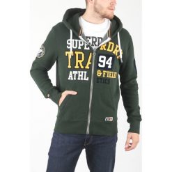 SuperDry Bluza Zielony. Zielone bluzy męskie Superdry, s, bez wzorów, z bawełny, bez ramiączek, bez kaptura. Za 455.95 zł.