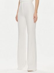 Babylon Spodnie materiałowe S00563 Biały Regular Fit. Białe spodnie materiałowe damskie Babylon, bez wzorów, z materiału. Za 739.99 zł.