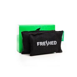Saszetki odświeżające Freshed - black eco. Czarne buty zimowe męskie FRESHED, bez wzorów, bez obcasa, bez zapięcia. Za 36.99 zł.