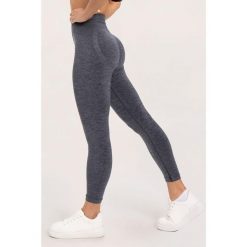 Legginsy fitness damskie Gym Glamour seamless push up. Szare legginsy damskie GYM GLAMOUR, bez wzorów. Za 169.99 zł.