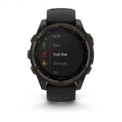 Zegarek Garmin Fenix 8 Solar Sapphire Titanium Carbon Grey. Niebieskie zegarki sportowe Garmin, bez wzorów. Za 5,306.99 zł.