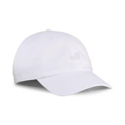 Czapka z daszkiem z naszywką z logo No. 1 ESS PUMA. Białe czapki damskie Puma, na wiosnę, z aplikacjami, z bawełny. Za 74.00 zł.