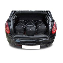 Torby Do Bagażnika Fiat Bravo 2006-2015 3Szt Kjust. Czarne torby podróżne damskie KJUST, bez wzorów. Za 944.00 zł.