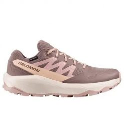 Buty trekkingowe damskie Salomon 491452. Czerwone obuwie trekkingowe damskie Salomon, z gore-texu, bez zapięcia. Za 519.00 zł.
