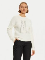 Marciano Guess Sweter 4BGR15 5786Z Écru Regular Fit. Swetry nierozpinane damskie Marciano Guess, s, z aplikacjami, z syntetyku, bez kołnierzyka, bez ramiączek. Za 529.99 zł.