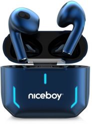 Niceboy HIVE SpacePods TWS 25 Godzin AAC IPX5 Dotykowe Mikrofon IPX5 Etui. Słuchawki bezprzewodowe Niceboy. Za 155.75 zł.