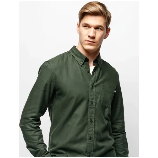 Timberland Koszula Ls Smith River Twill Shirt Slim , zielony, rozmiar M. Zielone koszule męskie Timberland, m, bez wzorów, z bawełny, casualowe, bez kołnierzyka, bez ramiączek. Za 399.99 zł.