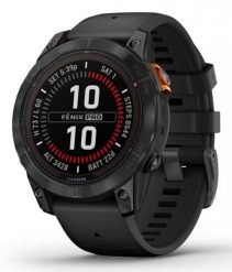 Zegarek sportowy Garmin Fenix 7 Pro Solar, czarny. Czarne zegarki sportowe Garmin, bez wzorów. Za 2,314.99 zł.