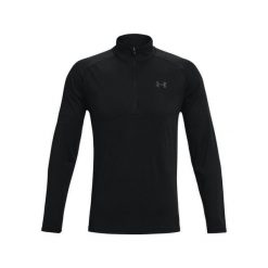 Bluza fitness męska Under Armour Tech 2.0 1/2 Zip. Czarne bluzy męskie Under Armour, m, bez wzorów, sportowe, bez ramiączek, bez kaptura. Za 240.50 zł.