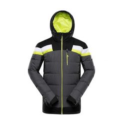 Kurtka męska narciarska puchowa Alpine Pro Ferer. Szare kurtki sportowe męskie Alpine Pro, na zimę, m, bez wzorów, z puchu, bez kaptura, narciarskie. W wyprzedaży za 879.00 zł.