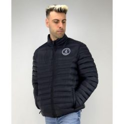 Kurtka jesienno-zimowa unisex Real Madryt ocieplana. Kurtki męskie REAL MADRID, na zimę, l, bez wzorów, sportowe, bez kaptura. W wyprzedaży za 428.83 zł.