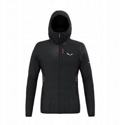 Kurtka ortles hyb twr-black out-48 (m) SALEWA. Czarne kurtki męskie Salewa, m, bez wzorów, bez kaptura. Za 1,029.84 zł.