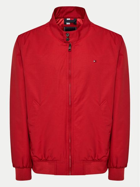 Tommy Hilfiger Kurtka przejściowa Club Harrington MW0MW35670 Czerwony Regular Fit. Czerwone kurtki męskie Tommy Hilfiger, m, bez wzorów, z bawełny, bez kaptura. Za 659.99 zł.