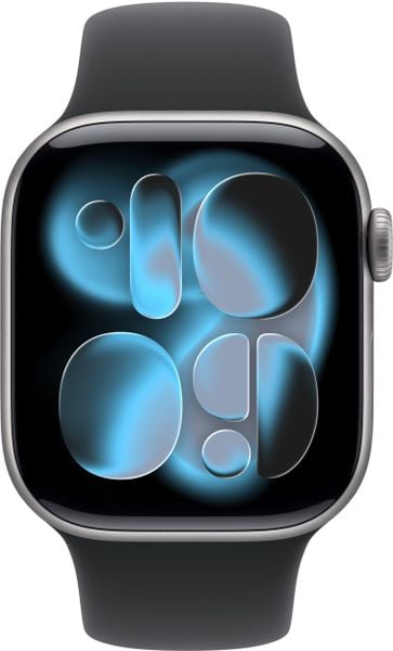 Smartwatch Apple Watch Series 11 GPS + Cellular 42mm Kosmiczna szara Aliuminio Case with Black Sport Band - S/M. Czarne zegarki smartwatch Apple, bez wzorów. Za 2,572.18 zł.