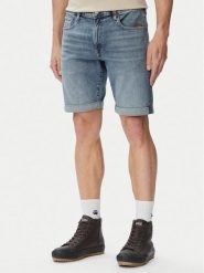 G-Star Raw Szorty jeansowe 3301 D10481-C051 Niebieski Regular Fit. Niebieskie szorty męskie G-Star Raw, bez wzorów, z bawełny, retro. Za 389.99 zł.