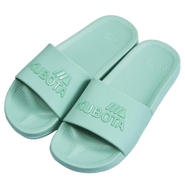 Klapki Damskie Basenowe Kubota Basic Plain Szałwiowe. Zielone klapki damskie Kubota, bez wzorów, sportowe, bez obcasa, bez zapięcia. W wyprzedaży za 55.99 zł.