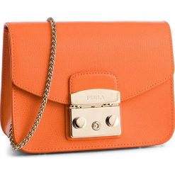 Torebka FURLA - Metropolis 1007256 B BGZ7 ARE Mandarino f. Brązowe torebki do ręki damskie Furla, bez wzorów, ze skóry, bez dodatków. W wyprzedaży za 559.00 zł.