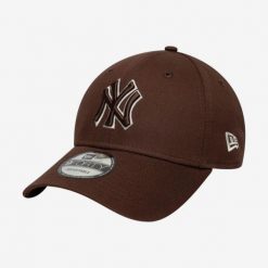 Czapka baseballówka z daszkiem New Era New York Yankees. Czapki damskie New Era, bez wzorów, z bawełny, sportowe. Za 119.99 zł.