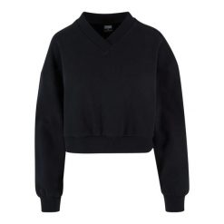 Bluza damska v-neck Urban Classics. Żółte bluzy damskie Urban Classics, m, bez wzorów, z bawełny, sportowe, bez ramiączek, bez kaptura. Za 127.60 zł.