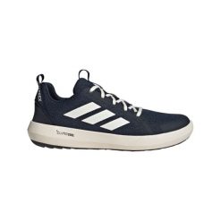 Buty trekkingowe adidas Terrex Boat Climacool. Niebieskie obuwie trekkingowe damskie Adidas, bez zapięcia. Za 380.05 zł.