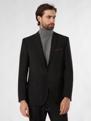 Finshley & Harding kurtka modułowa - Brad Mężczyźni Regular Fit Wełna czarny, 58. Czarne kurtki męskie Finshley & Harding, m, bez wzorów, z wełny, eleganckie, bez kaptura. Za 999.95 zł.