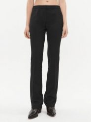 Pinko Spodnie materiałowe Persempre 102204 A18F Czarny Regular Fit. Czarne spodnie materiałowe damskie Pinko, bez wzorów, z materiału. Za 1,299.00 zł.