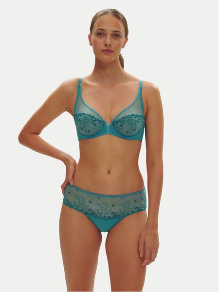 Simone Pérèle Bokserki Delice 12X630 Niebieski. Niebieskie majtki damskie Simone Pérèle, z syntetyku. Za 129.99 zł.