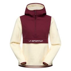 Bluza damska La Sportiva Guidance Sherpa Hoody. Brązowe bluzy damskie La Sportiva, bez wzorów, sportowe, bez ramiączek, bez kaptura. Za 549.99 zł.