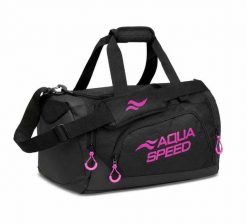 Torba sportowa na basen AQUA SPEED 73 - mała. Czarne torby sportowe męskie Aqua-Speed, bez wzorów, na ramię, małe. Za 119.90 zł.