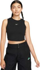 Nike Koszulka damska Nike Sportswear Chill Knit czarna FB8279 010 XS. Czarne bluzki damskie Nike, xs, bez wzorów, bez kołnierzyka, bez ramiączek. Za 107.98 zł.
