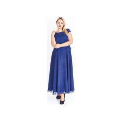 Sukienka maxi z koronkową górą. Czerwone sukienki damskie Bird, bez wzorów, z koronki, bez kołnierzyka, bez ramiączek, maxi. Za 298.00 zł.